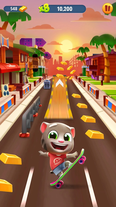 汤姆猫跑酷截图1